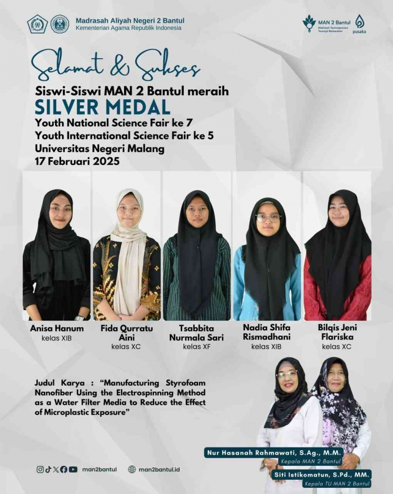 MAN 2 Bantul Silver Medal YNSF 2025